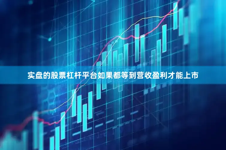 实盘的股票杠杆平台如果都等到营收盈利才能上市